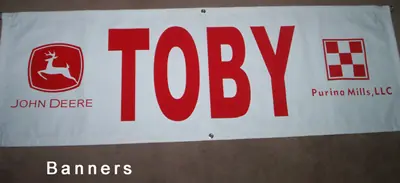 Wide banner for Toby’s and Purina Mills